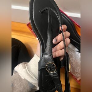 Tory Burch sling back thong sandals